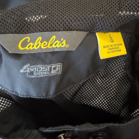 Cabela's Rain Jacket - L - Black - Picture 5 of 5